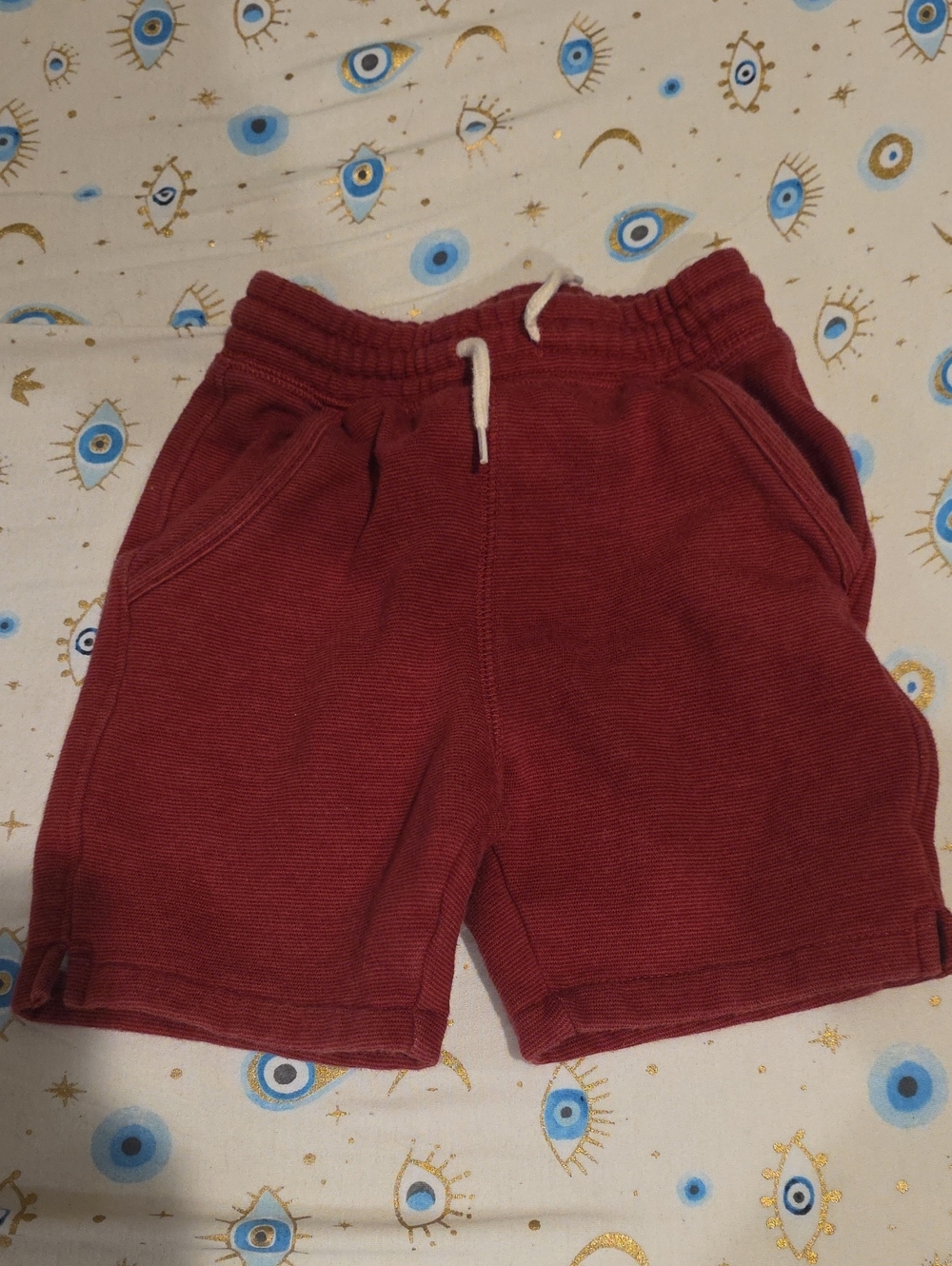 Gap Kids Kids Burgundy Knit Drawstring Shorts - Unbranded 2 Years